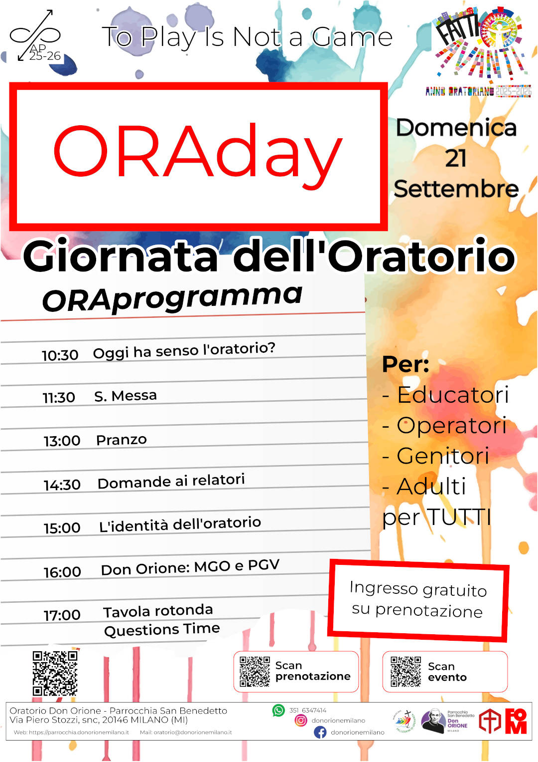 ORAday: poster