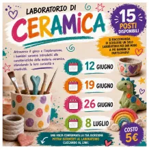 GrEST 2026: poster laboratorio di ceramica