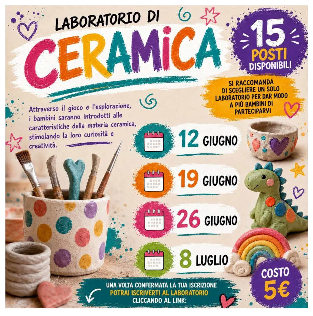 GrEST 2026: poster laboratorio di ceramica